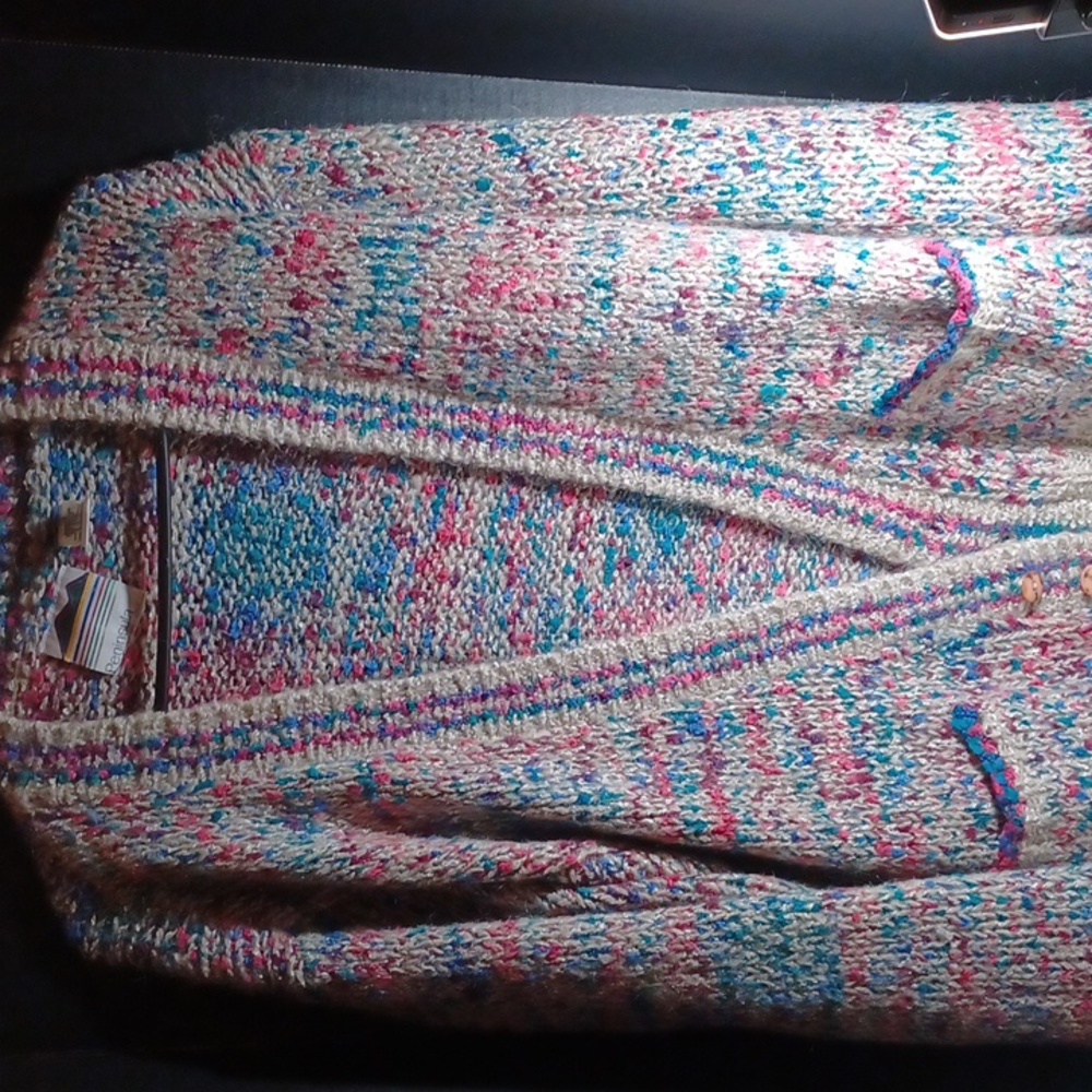Colorful Knit Men's Cardigan